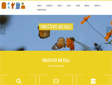 Tablet Screenshot of drustvo-metulj.si